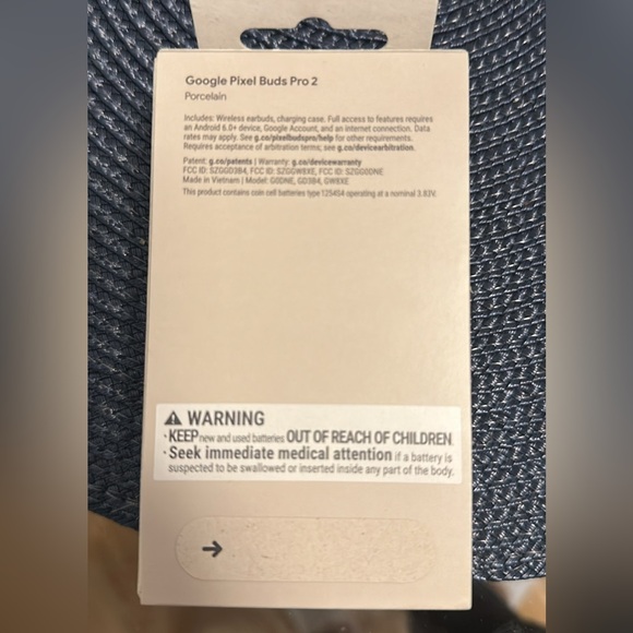 Google Pixel Buds Pro 2

New, never opened

Color: porcelain - Picture 3 of 3
